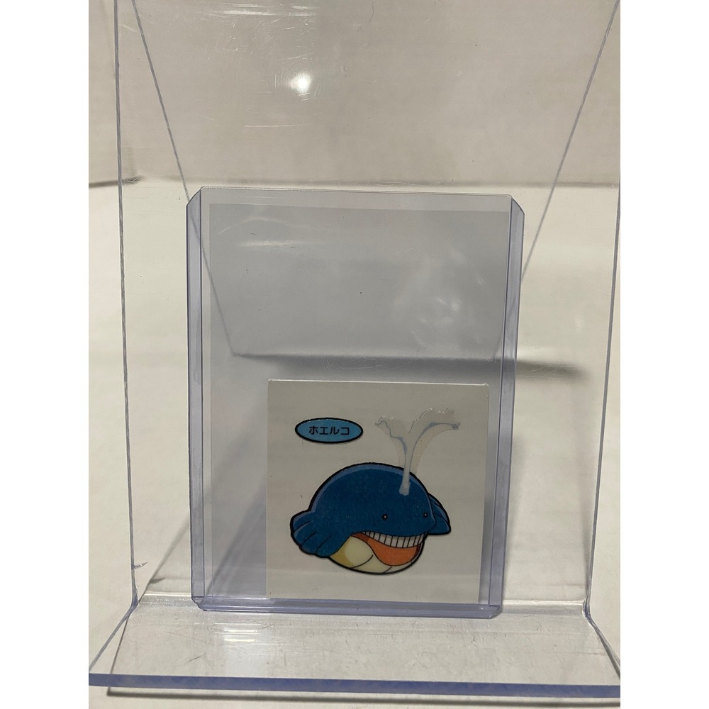 Nintendo Pokemon Sticker Wailmer 2004 Pikachu Project Japanese Blue Vintage